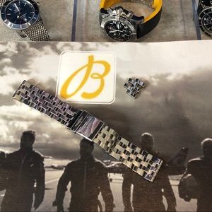 100% Authentic BREITLING Pilot Chronomat Bracelet